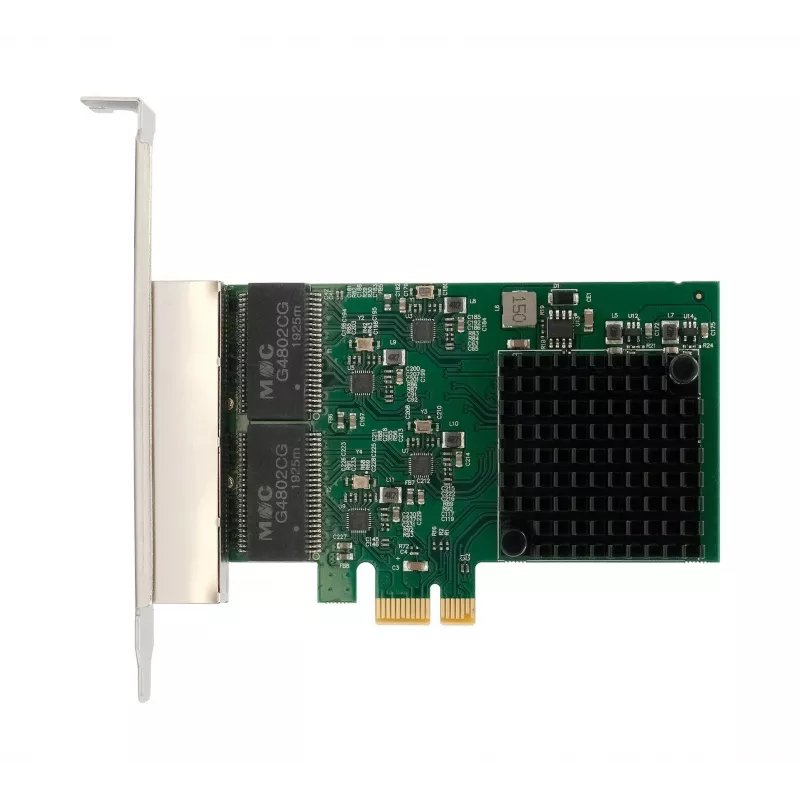 EXSYS EX-60104 tarjeta PCIe x1 Quad 1 Gigabit Ethernet (Realtek RTL8111H)