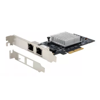 EXSYS EX-60202 tarjeta PCIe x4 Dual 1 Gigabit Ethernet, chipset Intel I350-AM2, 2x RJ45, incluye pestaña Low Profile