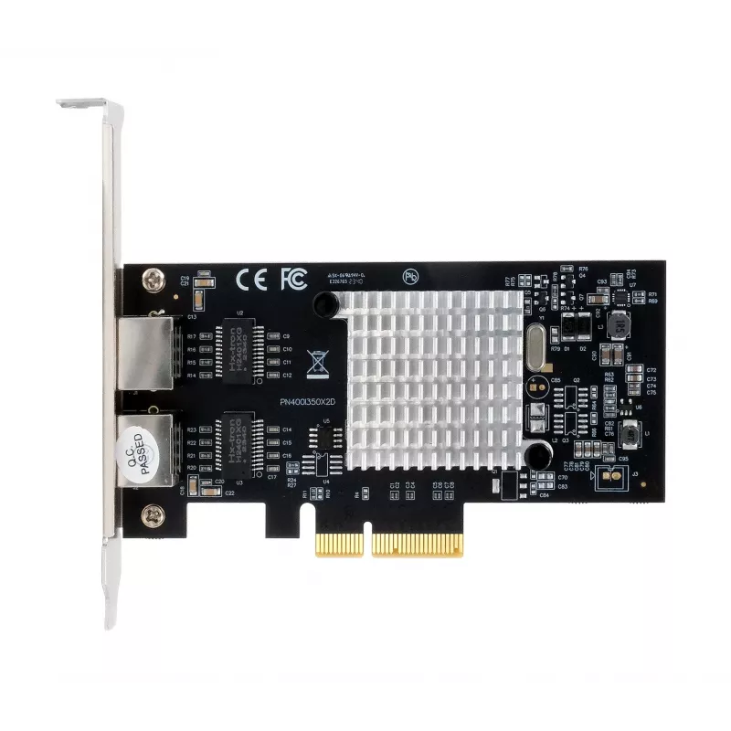 EXSYS EX-60202 tarjeta PCIe x4 Dual 1 Gigabit Ethernet, chipset Intel I350-AM2, 2x RJ45, incluye pestaña Low Profile