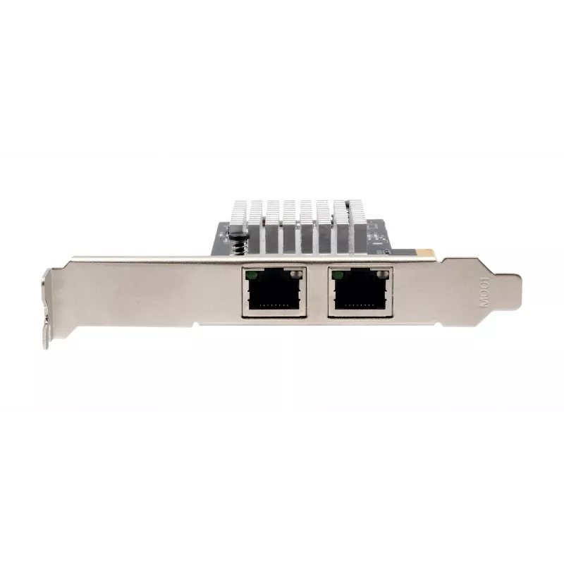 EXSYS EX-60202 tarjeta PCIe x4 Dual 1 Gigabit Ethernet, chipset Intel I350-AM2, 2x RJ45, incluye pestaña Low Profile