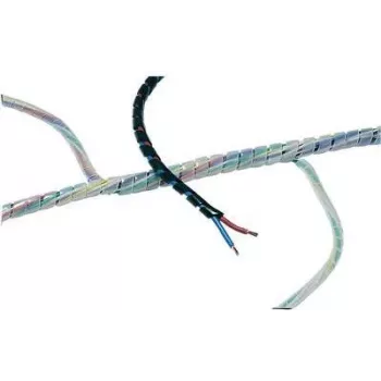HellermannTyton SPIRAFIX tubo espiral, transparente, PE, 10mm, 25m 161-41203