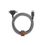 Native Union Belt Cable Duo Cable trenzado USB-C a USB-C/Lightning 1,5 m Negro