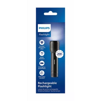 PHILIPS linterna LED SFL7003R/10 negra