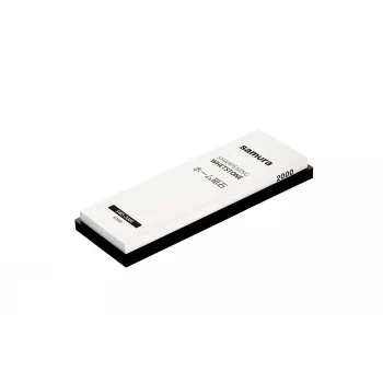 SAMURA SWS-2000 piedra de agua de doble cara para afilar cuchillos de cocina, grano 1000/3000, con base de silicona antideslizante