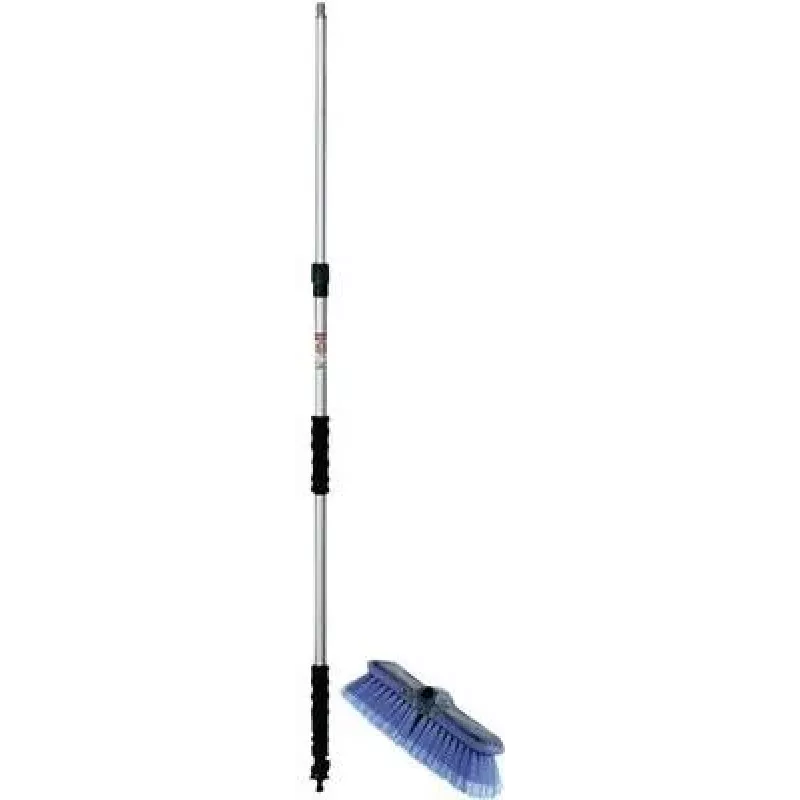 IWH cepillo telescópico para lavar coches, mango de aluminio 970-1620 mm, empuñadura de espuma 000203