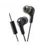 JVC auriculares con micrófono, negros