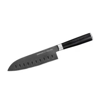 SAMURA cuchillo Santoku, Stonewash, 138 mm