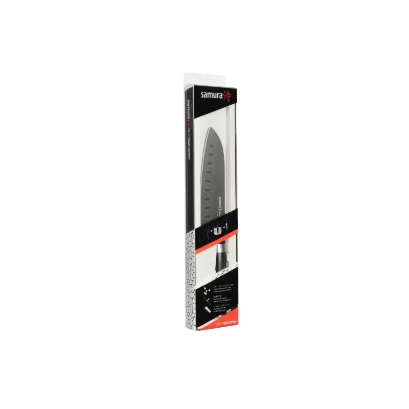SAMURA cuchillo Santoku, Stonewash, 138 mm