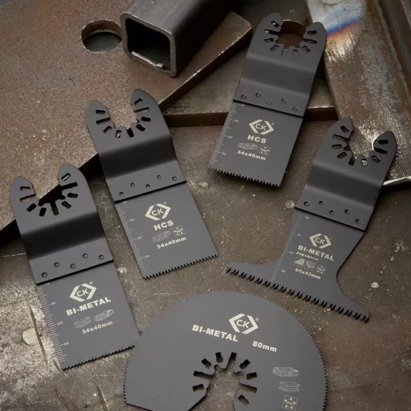 C.K Tools T0870 set de hojas de sierra 5 piezas (hojas de sable junior y hojas de marquetería)