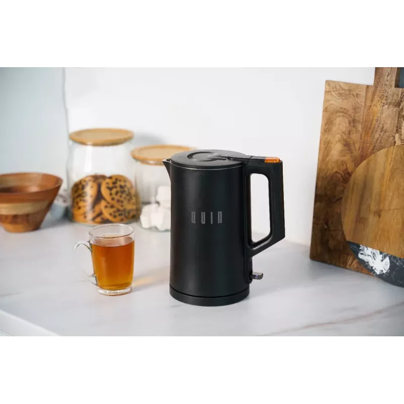 QUIN KTL-101 hervidor de agua eléctrico, 1,5 L, negro