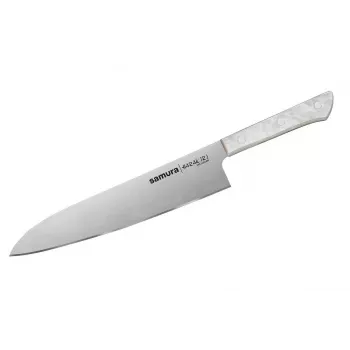 SAMURA Harakiri cuchillo de cocinero 240 mm mango de acrílico negro