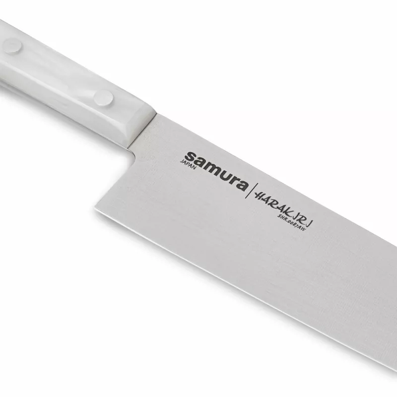 SAMURA Harakiri cuchillo de cocinero 240 mm mango de acrílico negro