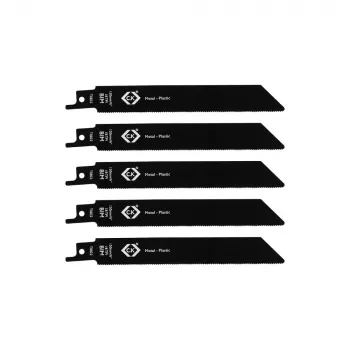 C.K Tools T0822 hojas de sierra de sable 18 TPI, 150 mm, pack de 5
