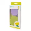 KIDSME base antideslizante Stay-in-Place para cuencos, biberones y vasos, pack de 2, lima y lavanda