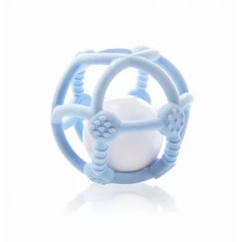 Kidsme bola de dentición de silicona, azul claro