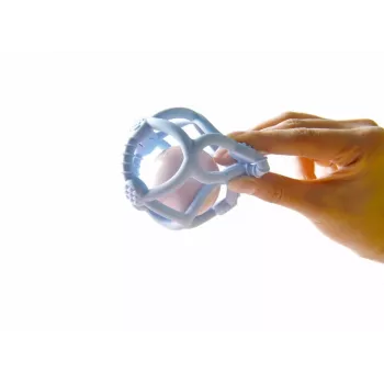 Kidsme bola de dentición de silicona, azul claro