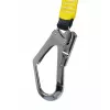 C.K Tools T8008 arnés anticaídas con amortiguador, 2m, pernera única, mosquetón de acero y gancho de andamio, EN 354/355/362