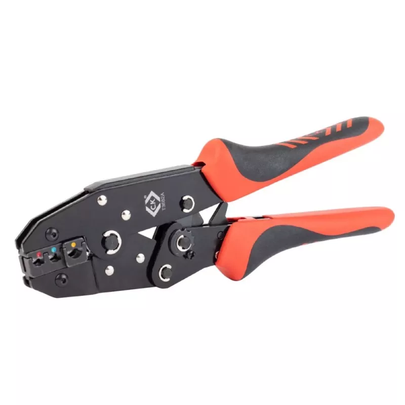 C.K Tools T3682A Alicates de crimpar para conectores de cables aislados 0,5-6 mm²