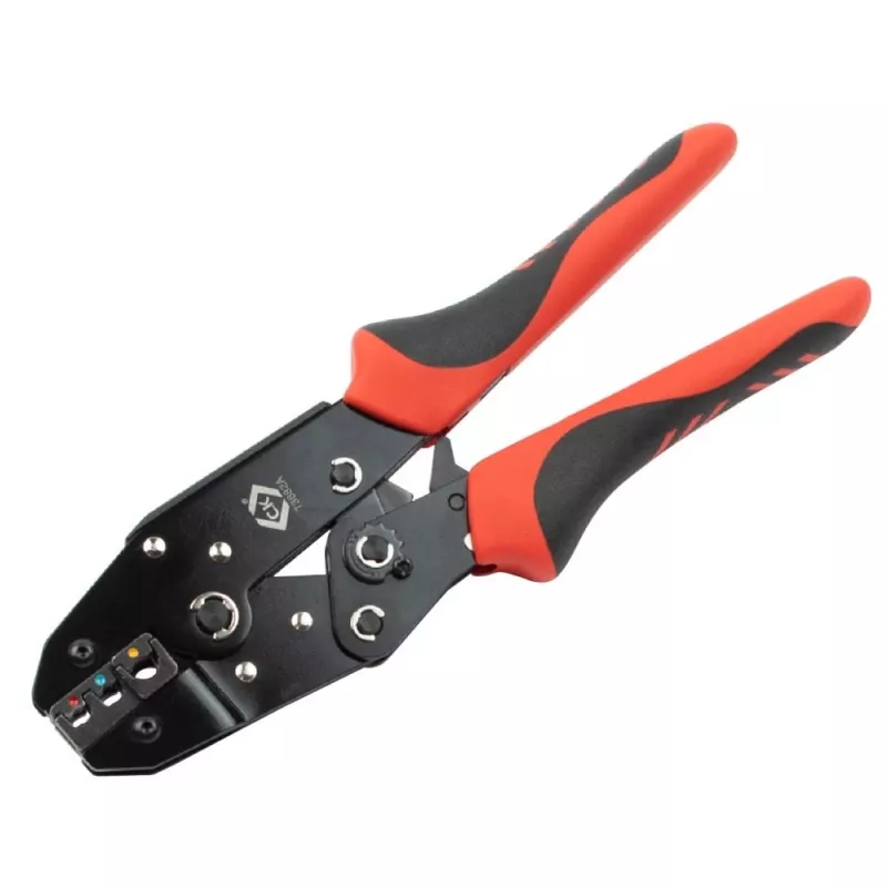C.K Tools T3682A Alicates de crimpar para conectores de cables aislados 0,5-6 mm²