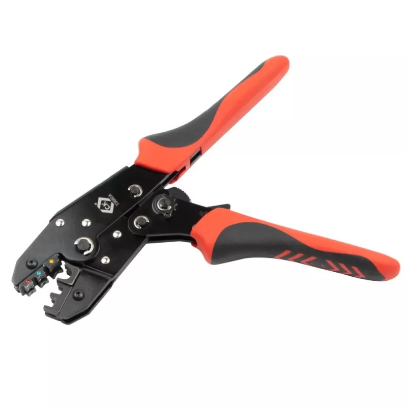 C.K Tools T3682A Alicates de crimpar para conectores de cables aislados 0,5-6 mm²