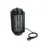 LUMIO Lámpara matamoscas, 1,2 W, 230 V, cobertura 30 m², luz UV, rejilla eléctrica, negra