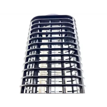 LUMIO Lámpara matamoscas, 1,2 W, 230 V, cobertura 30 m², luz UV, rejilla eléctrica, negra