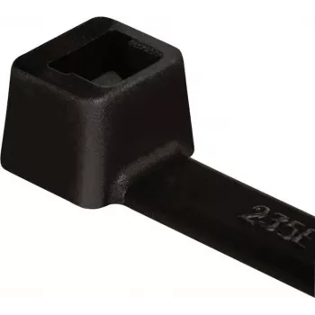 HellermannTyton T40R PA66W bridas negras 175 x 4 mm, pack de 100 111-01625
