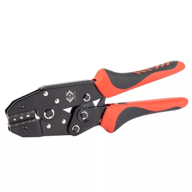 C.K Tools T3671A crimpadora para conectores solares MC3 y MC4 2,5-6 mm²