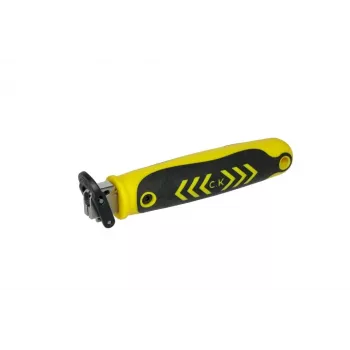 C.K Tools T0820-1 mango de sierra para hojas, 300 mm, mango de compuesto ergonómico, negro/rojo