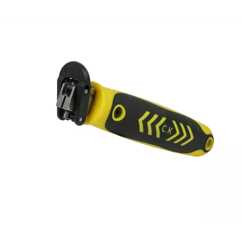 C.K Tools T0820-1 mango de sierra para hojas, 300 mm, mango de compuesto ergonómico, negro/rojo