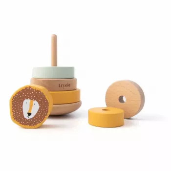Trixie pirámide de madera para encajar león juguete, 12m+