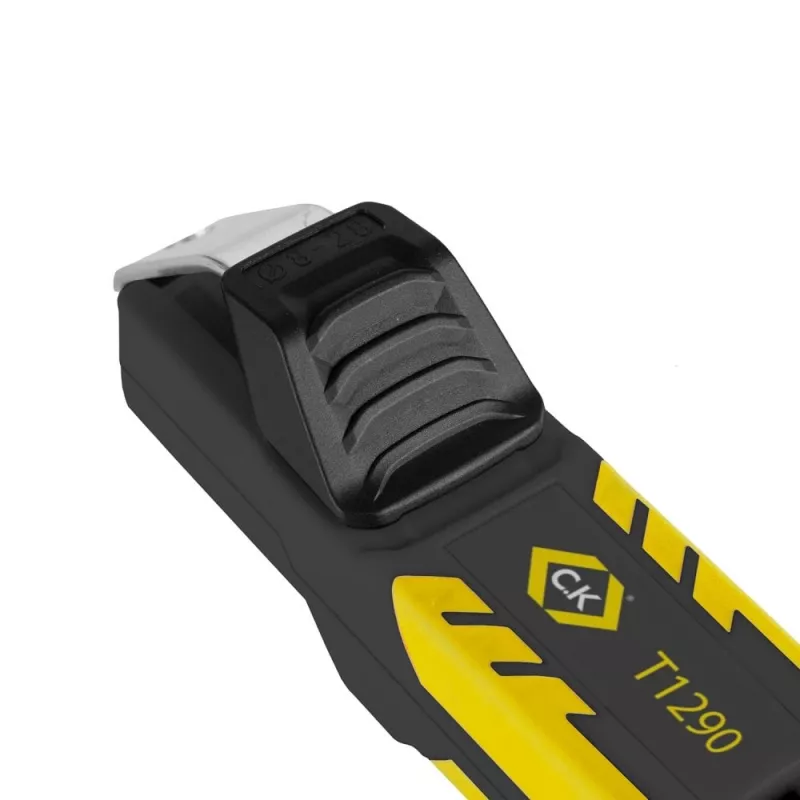 C.K Tools T1290 cuchillo para pelar cables redondos y planos