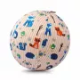 BUBA BLOON Bubabloon globo de látex con funda de tela, Animal Stripes rosa