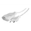 CUC Exertis Connect 573722 cable de extensión para interiores, 1 toma de CA, 1,8 m, blanco