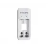 Philips SCB2070NB/00 cargador de baterías con 2 baterías AA de 700 mAh