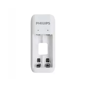 Philips SCB2070NB/00 cargador de baterías con 2 baterías AA de 700 mAh