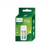Philips SCB2070NB/00 cargador de pilas con 2x pilas recargables AA 700 mAh