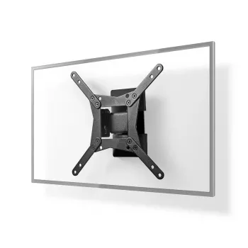Nedis soporte de pared para TV con movimiento completo para pantallas de 32-65 inch, 35 kg, VESA hasta 400x400, negro