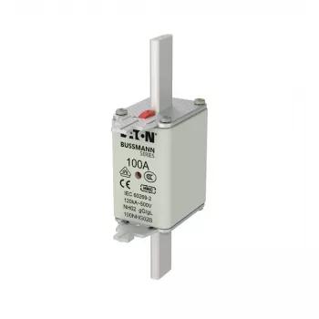 Eaton 100NHG02B fusible NH D02 100 A 500 V gG con indicador mecánico, pack de 3