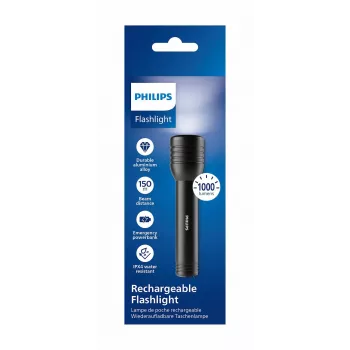 Philips SFL7005R/10 linterna LED, negra