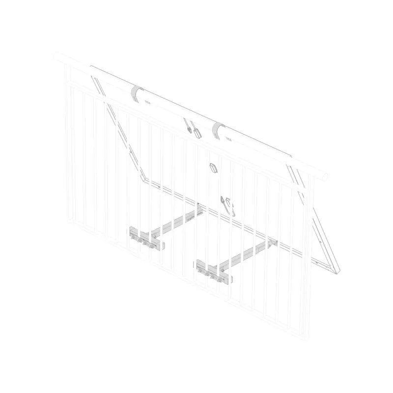 EcoFlow soporte – rejilla de balcón (EFA-BKWLATTICEBAL-W-EU)