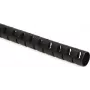 HellermannTyton HWPP25/2-BK tubo corrugado ranurado, 25 mm de diámetro nominal, negro, 25 m de longitud