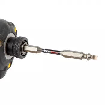 C.K Tools T4482 DEPZ2SL409D3 juego de 3 puntas de destornillador, PoziDriv PZ2, ranura SL4,0 mm y SL9,0 mm, 25 mm, hexágono de 1/4