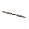 C.K Tools T4482 DEPZ2SL409D3 juego de 3 puntas de destornillador, PoziDriv PZ2, ranura SL4,0 mm y SL9,0 mm, 25 mm, hexágono de 1/4 inch, acero S2