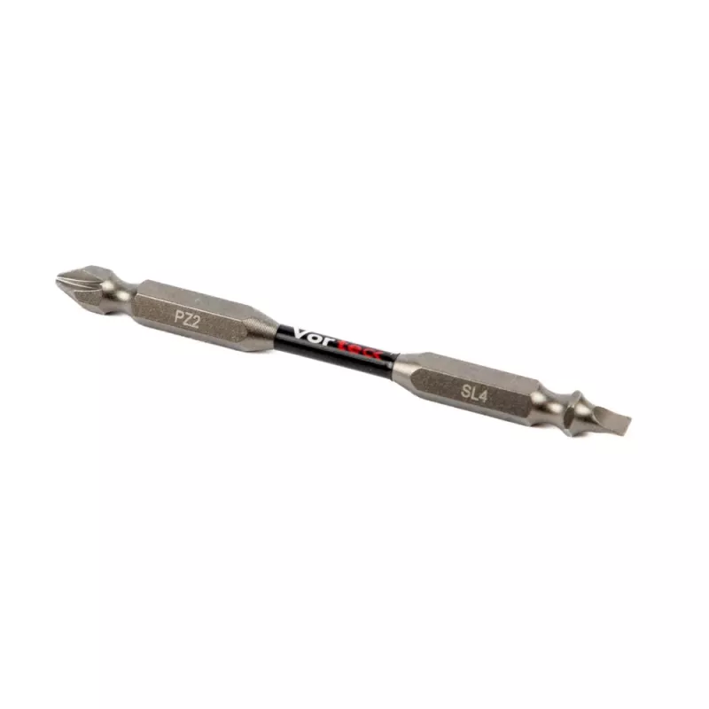 C.K Tools T4482 DEPZ2SL409D3 juego de 3 puntas de destornillador, PoziDriv PZ2, ranura SL4,0 mm y SL9,0 mm, 25 mm, hexágono de 1/4 inch, acero S2