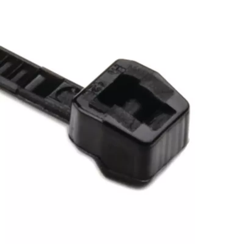 HellermannTyton serie OS bridas con dentado exterior 100 x 2,5 mm, negro, 100 uds. 118-04700