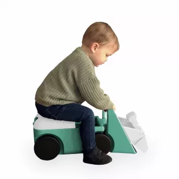 Chillafish Blockie cuatro ruedas, verde menta, 1 a 3 años