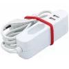 EXERTIS CONNECT alargador de corriente con 2 puertos USB, blanco, 1,5 m 808521