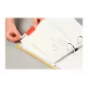 LEITZ Esselte pestañas de visión completa, film transparente de colores, 200 mm de ancho de tira, surtidas (naranja, amarillo), 25 unidades (55002)