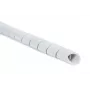HellermannTyton 161-41105 tubo espiral, gris, polipropileno, 25 m